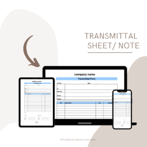 Transmittal Sheet/ Note