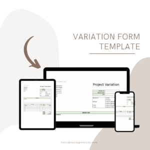 Variation form template